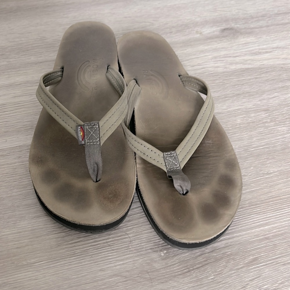 Rainbow Sandals - Gray